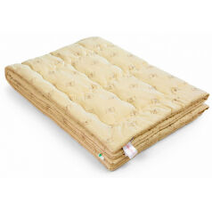 Акция на Детское зимнее шерстяное одеяло 175 Gold Camel Hand made MirSon 110х140 см вес 700 г от Podushka