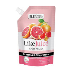 Акція на Рідке крем-мило ElenSee Like Juice Грейпфрут та протеїни шовку, 450 мл від Eva