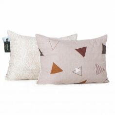 Акція на Набір антиалергенних подушок MirSon №3098 Eco-Silk Color Fun Line Geometry 50х70 см від Rozetka