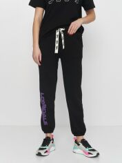 Акция на Спортивні штани жіночі Lonsdale 117330-3598 XS Чорний/Фіолетовий/Білий от Rozetka