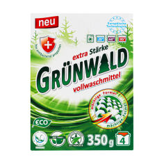 Акція на Пральний порошок Grunwald Гірська свіжість, автомат, 4 цикли прання, 350 г від Eva