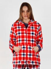 Акція на Піжамна кофта жіноча Admas 57482 XL Клітка від Rozetka
