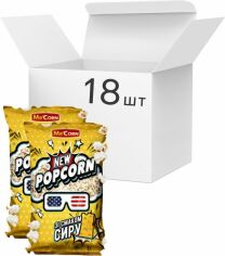 Акція на Упаковка попкорну Mr'Corn зі смаком сиру 70 г х 18 шт (1.26 кг) від Rozetka