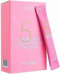 Акция на Набір шампунів для захисту кольору Masil 5 Probiotics Color Radiance Shampoo з пробіотиками 8 мл х 20 шт от Rozetka