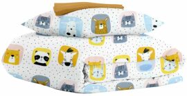 Акція на Комплект постільної білизни Cosas Animals Color Mustard 160х220 см від Rozetka
