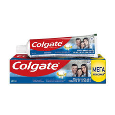 Акция на Зубна паста Colgate Максимальний захист від карієсу, Свіжа м'ята, з рідким кальцієм, для всієї родини, 150 мл от Eva