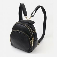 Акція на Рюкзак жіночий з натуральної шкіри 4.2 л Vintage leather-20690 Чорний від Rozetka