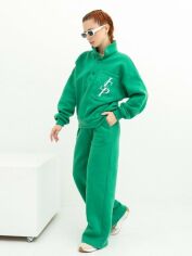 Акция на Спортивний костюм жіночий ISSA PLUS 13618 S Зелений от Rozetka