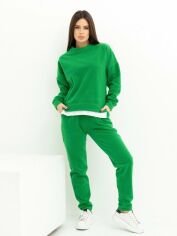 Акция на Спортивний костюм жіночий ISSA PLUS 13629 S Зелений от Rozetka