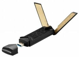 Акція на WiFi-адаптер ASUS  USB-AX56 AX1800 USB 3.0 WPA3 MU-MIMO OFDMA (90IG06H0-MO0R10) від MOYO