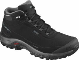 Акція на Чоловічі черевики для туризму з мембраною Salomon Shelter Cs Wp L41110400 42.5 (9US) 27 см Чорні від Rozetka