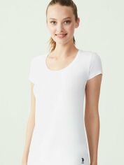 Акція на Футболка жіноча U.S. Polo Assn 66003 S Біла від Rozetka