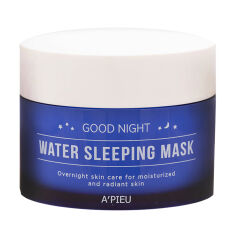 Акція на Зволожувальна нічна маска для обличчя A'pieu Good Night Water Sleeping Mask, 105 мл від Eva