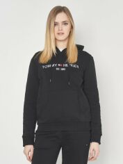 Акція на Худі жіноче Tommy Hilfiger 10974.1 S Чорне від Rozetka