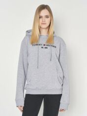 Акция на Худі жіноче Tommy Hilfiger 10974.3 M (44) Сіре от Rozetka