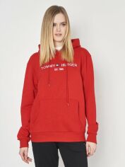 Акція на Худі жіноче Tommy Hilfiger 10974.4 M (44) Червоне від Rozetka