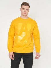 Акція на Світшот чоловічий Armani Exchange 10979 L Помаранчевий від Rozetka