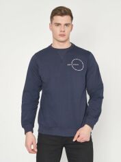 Акція на Світшот чоловічий Armani Exchange 10976.1 M Темно-синій від Rozetka