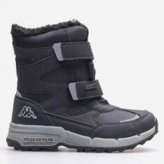 Акція на Дитячі зимові черевики для хлопчика Kappa Cekis Tex K 260903K-1115 29 Чорний/Срібний від Rozetka