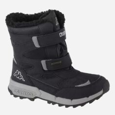 Акція на Підліткові зимові черевики для хлопчика Kappa Cekis Tex T 260903T-1115 36 Чорні від Rozetka