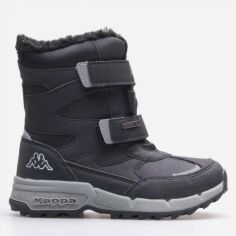 Акція на Дитячі зимові черевики для хлопчика Kappa Cekis Tex K 260903K-1115 34 Чорний/Срібний від Rozetka