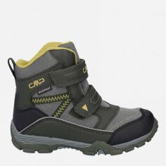 Акция на Дитячі демисезонні черевики для хлопчика CMP Kids Pyry Snow Boot Wp 38Q4514-68UM 31 Grey-Militare от Rozetka