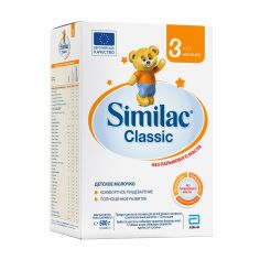 Акція на Дитяча суха молочна суміш Similac Classic 3, від 12 місяців, 600 г (Товар критичного імпорту) від Eva