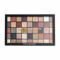 Акція на Палетка тіней для повік Makeup Revolution Maxi Reloaded Palette 45 відтінків, Large It Up, 60.75 г від Eva