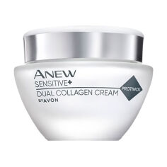 Акція на Крем для обличчя Avon Anew Sensitive+ Відновлення колагену, 50 мл від Eva