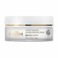 Акція на Крем та сироватка для обличчя D'Alba White Truffle Double Serum & Cream з білим трюфелем, 70 г від Eva