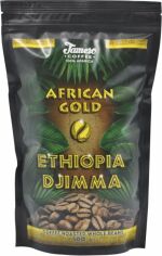 Акція на Кава в зернах свіжообсмажена Jamero Арабіка Ефіопія Джима серія Золото Африки 500 г від Rozetka