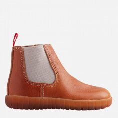 Акція на Дитячі шкіряні демісезонні черевики для хлопчика Reima Ekoelo 569491-1490 21 Коричневі від Rozetka