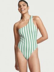 Акція на Суцільний купальник жіночий Victoria's Secret 850068585 L Білий/Зелений від Rozetka