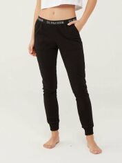 Акція на Піжамні штани жіночі великих розмірів U.S. Polo Assn 16602 XL Чорні від Rozetka