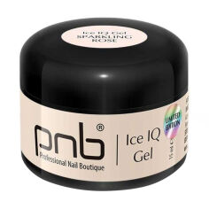 Акция на Низькотемпературний гель для нігтів PNB UV/LED Ice IQ Gel, Sparkling Rose, 15 мл от Eva