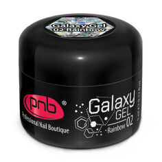 Акція на Гель для дизайну нігтів PNB UV/LED Galaxy Gel 02 Rainbow, 5 мл від Eva