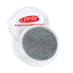 Акція на Дзеркальна втирка пудра для нігтів PNB Shine Powder Mirror Silver, 0.5 г від Eva