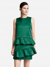 Акція на Сукня коротка літня жіноча H&M XAZ014196GRCP M Зелена від Rozetka