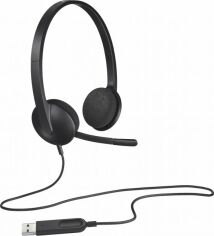 Акція на Навушники Logitech Headset H340 USB (981-000475) від Rozetka
