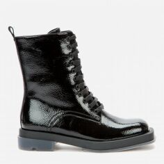 Акція на Жіночі зимові черевики високі Keddo 818150/01-03E 38 24.5 см Чорні від Rozetka