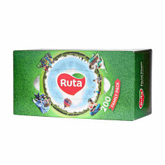 Акція на Косметичні серветки RUTA Family Pack 2-шарові, 200+26 шт від Eva