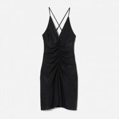 Акція на Сукня коротка жіноча H&M XAZ236048NAVG L Чорна від Rozetka