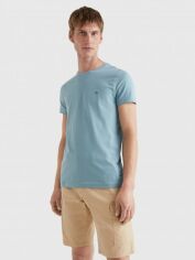 Акція на Футболка Tommy Hilfiger 64273051 L Бірюзова від Rozetka