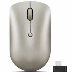 Акция на Мышь Lenovo 540 USB-C Wireless Compact Mouse Sand (GY51D20873) от MOYO