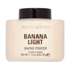 Акция на Розсипчаста пудра для обличчя Makeup Revolution Baking Powder, Banana Light, 32 г от Eva
