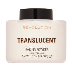 Акція на Розсипчаста пудра для обличчя Makeup Revolution Baking Powder, Translucent, 32 г від Eva