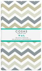 Акція на Простирадло Cosas Zig Grey Beige 155х240 від Rozetka