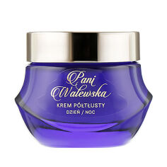 Акція на Легкий живильний крем для обличчя Pani Walewska Semi-Rich Cream з комплексом ліпідів, 50 мл від Eva