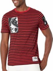 Акція на Футболка бавовняна довга чоловіча Guess 317995317 XS Червона від Rozetka