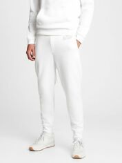 Акція на Спортивні штани утеплені чоловічі GAP 481226449 L Білі від Rozetka